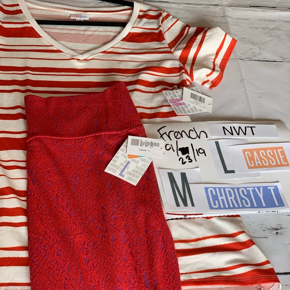 LULAROE CHRISTY T AND CASSIE outfit